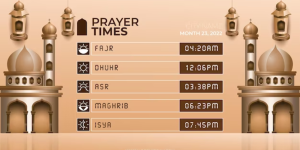 Prayers Time Table