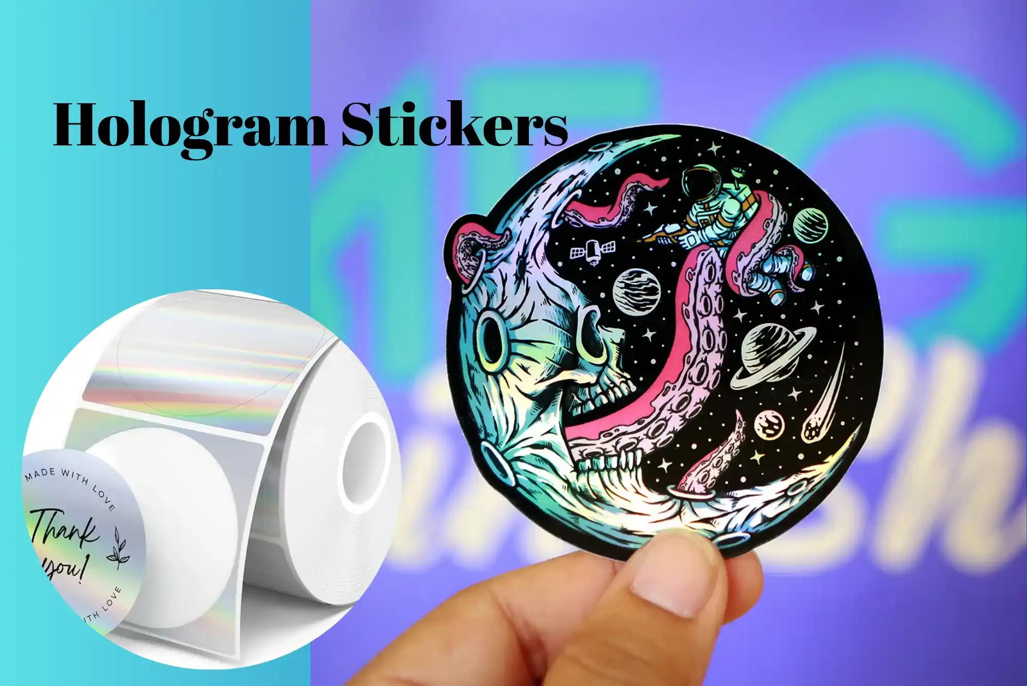 Quick Turnaround Custom Hologram Stickers UK for Urgent Needs