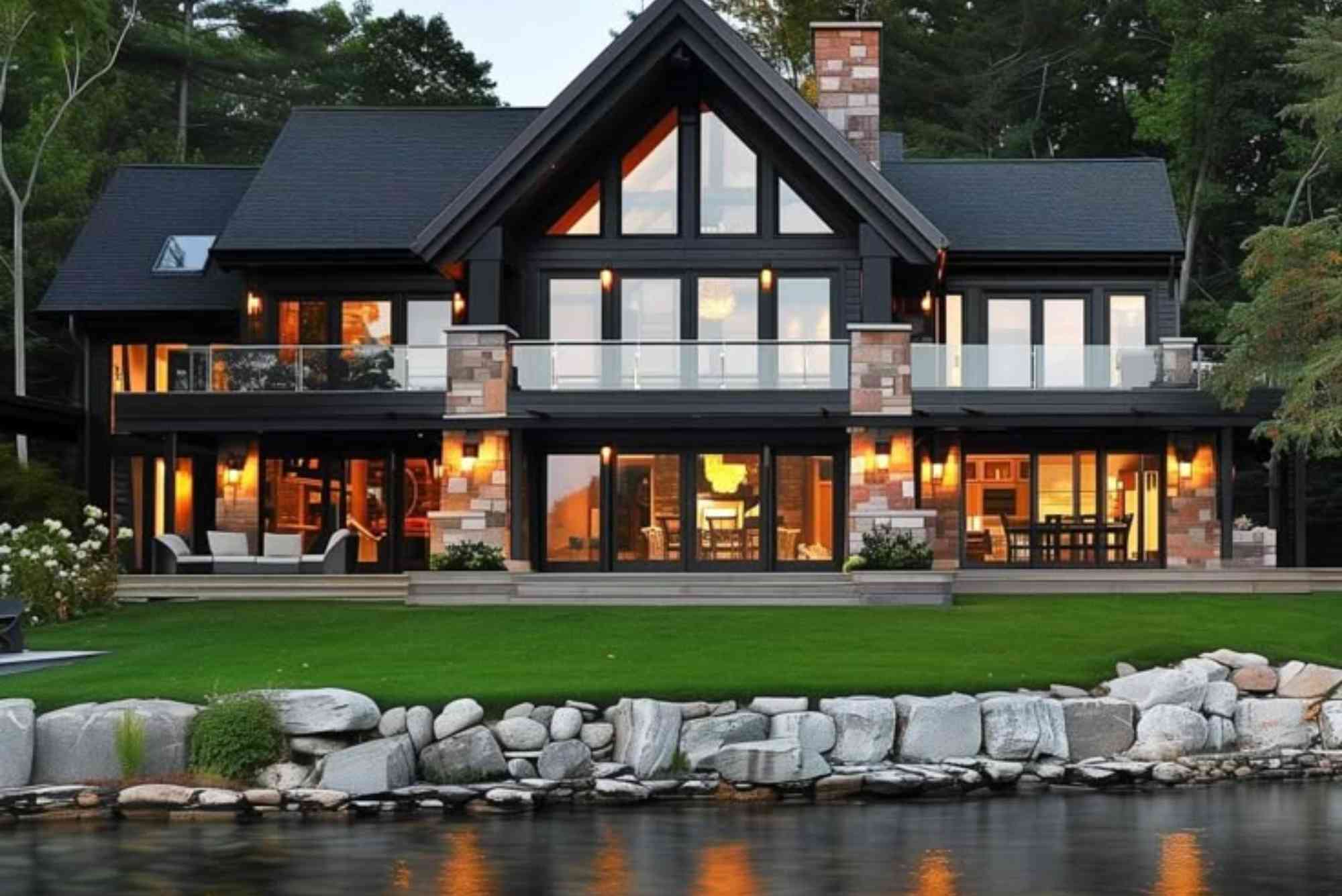 Designer Houses by the Lake