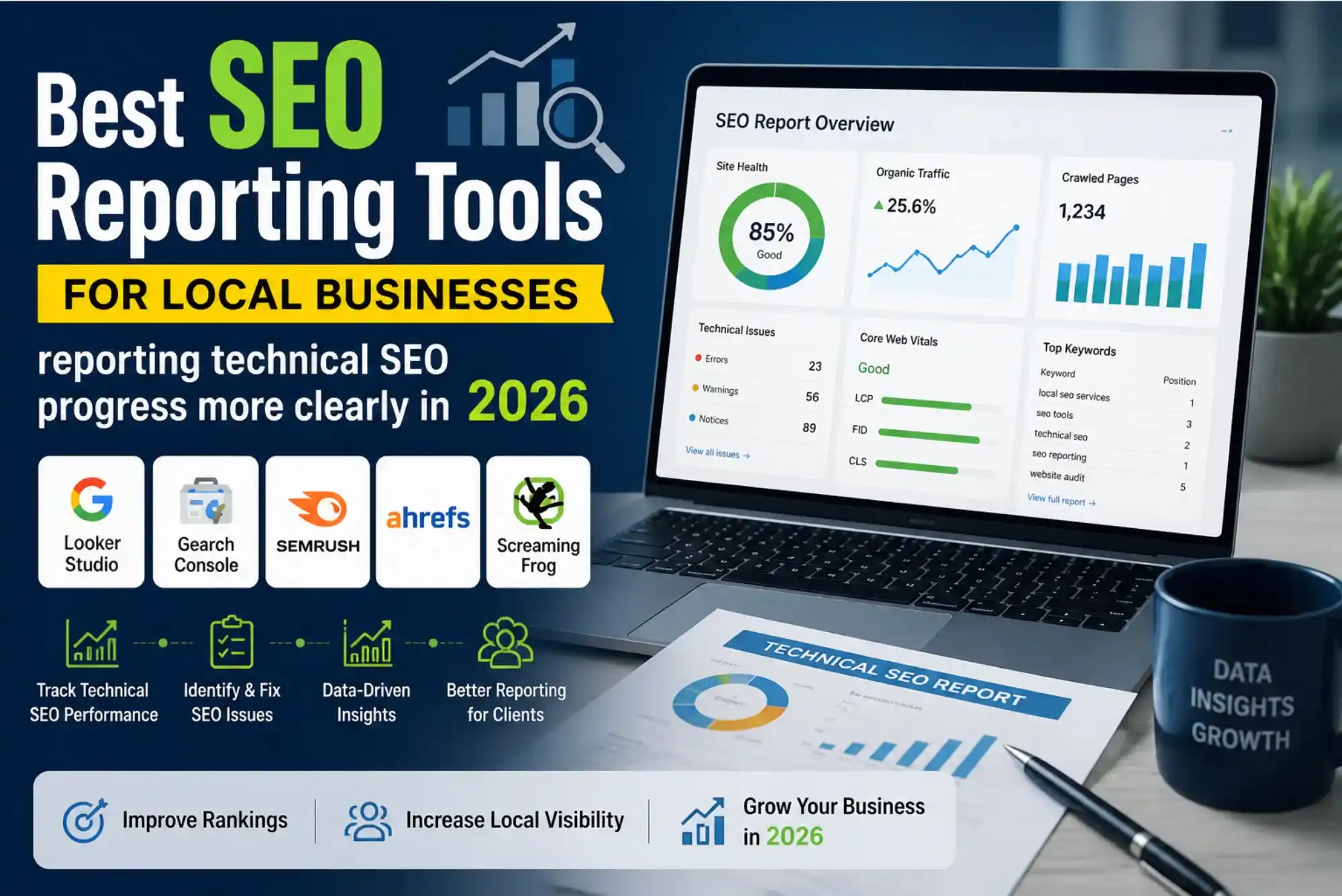 Best SEO Reporting Tools for Local Businesses reporting technical SEO progress more clearly in 2026