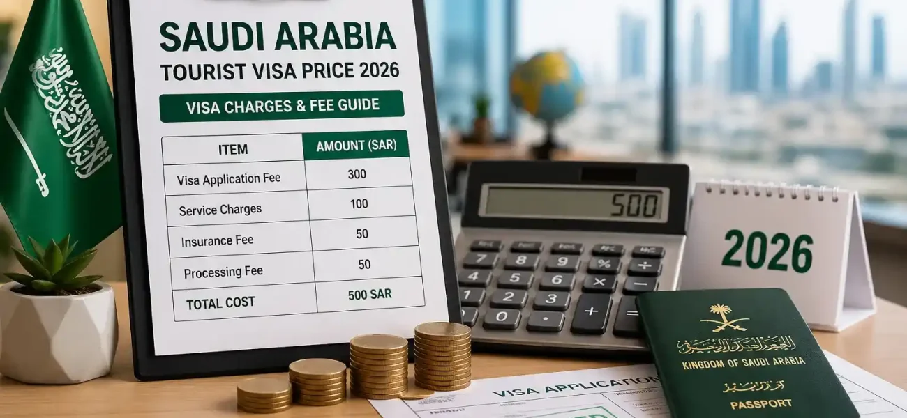 Tourist Visa Price for Saudi Arabia in 2026 Visa Charges and Fee Guide