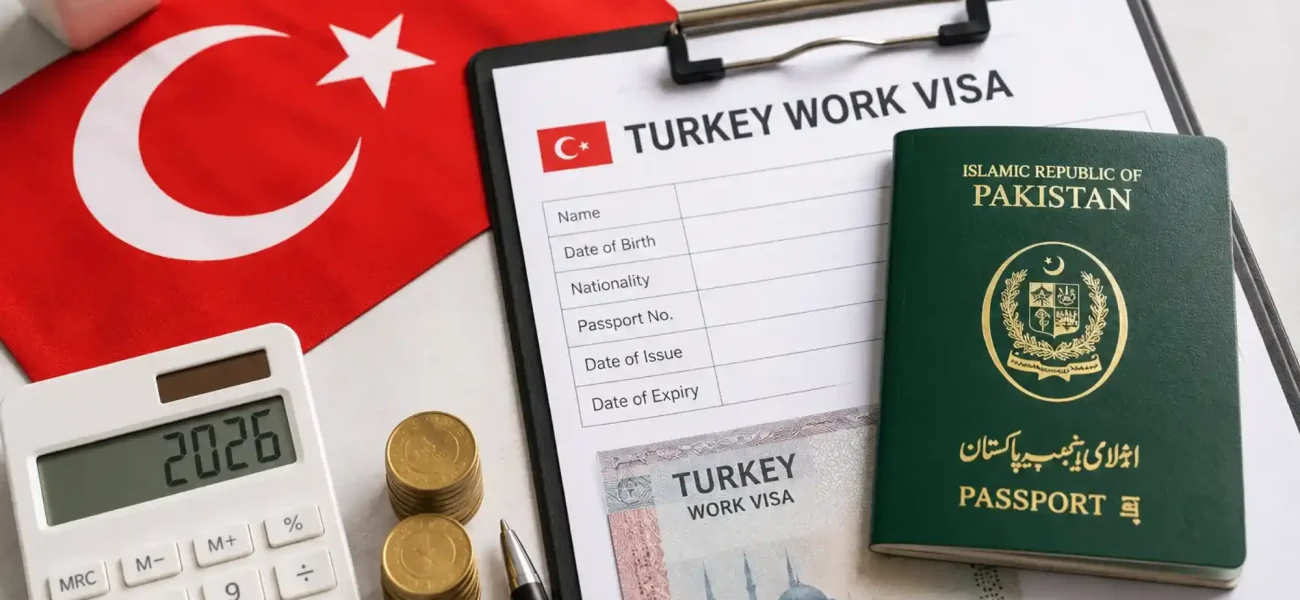 Turkey Work Visa from Pakistan Price in 2026 Updated Fees and Price Breakdown